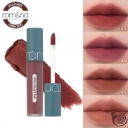 [New 2021] [Màu 22-25] Son kem lì, lên màu chuẩn, mịn môi Hàn Quốc Romand Zero Velvet Tint 5.5g